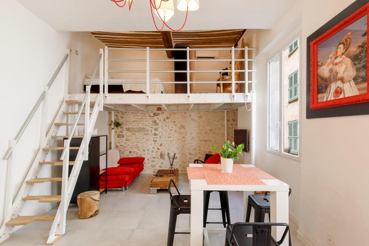 Superb Air-Conditioned Loft In The Heart Of Viel Antibes Exterior foto