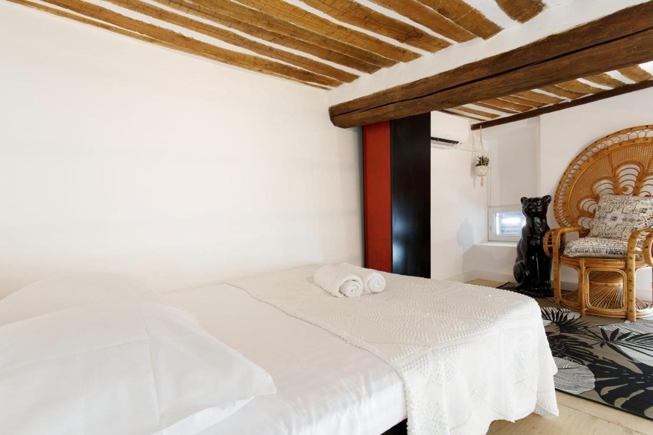 Superb Air-Conditioned Loft In The Heart Of Viel Antibes Exterior foto