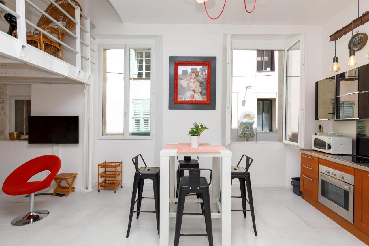 Superb Air-Conditioned Loft In The Heart Of Viel Antibes Exterior foto